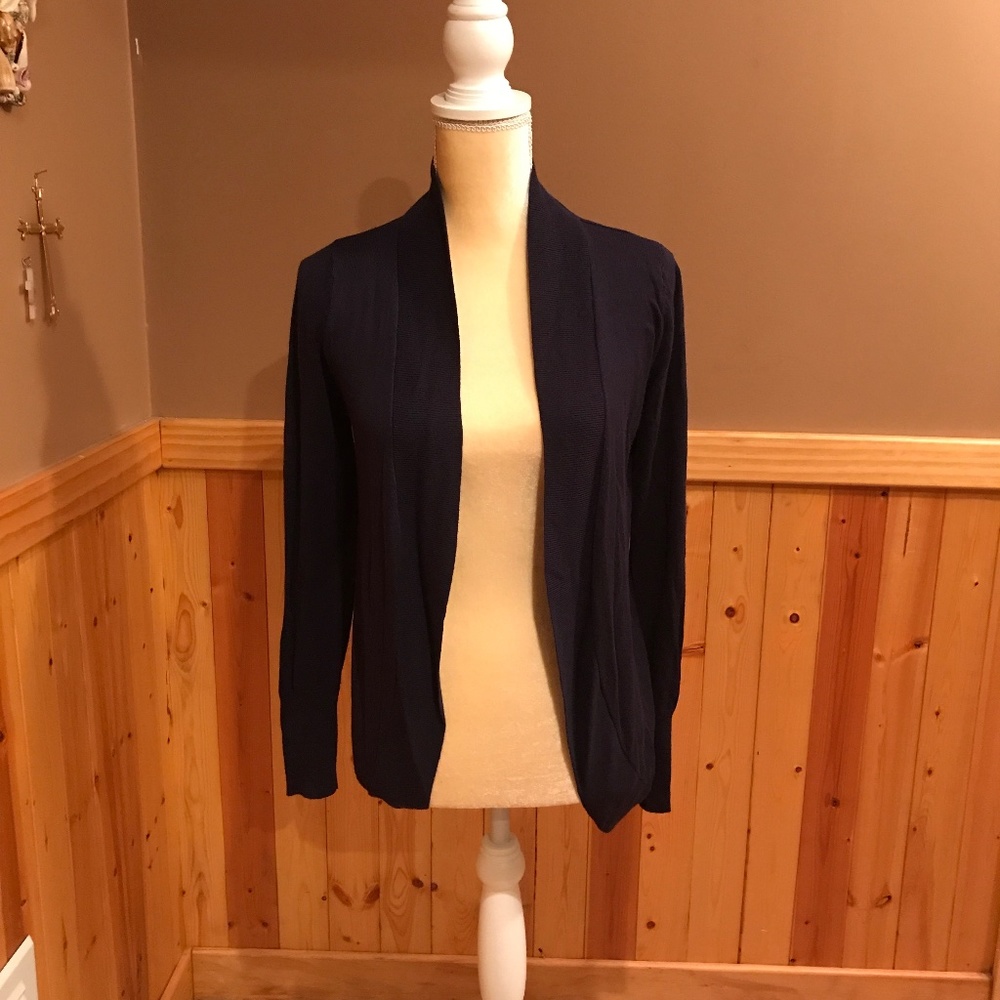 MERONA navy cardigan size medium